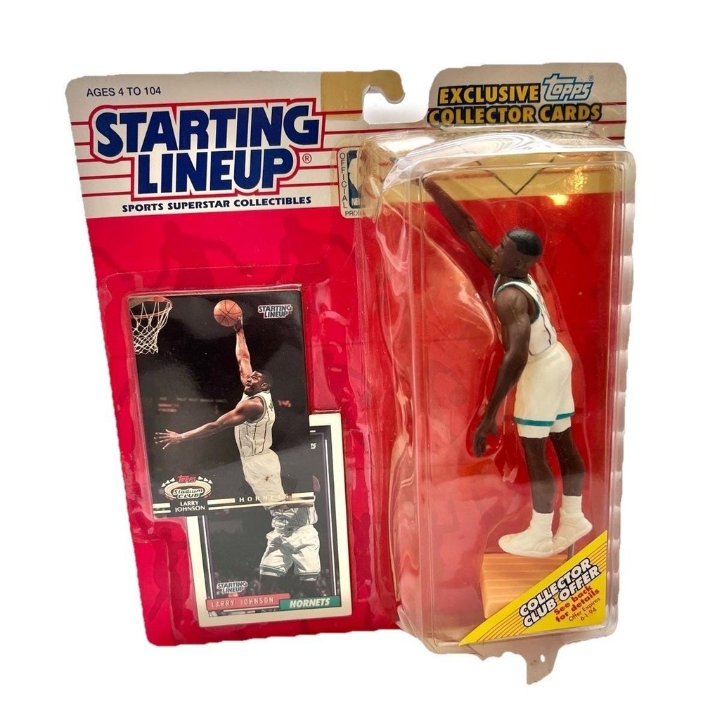 Larry Johnson 1993 Hornets Starting Lineup Sport Superstar Fan Collectible Cards